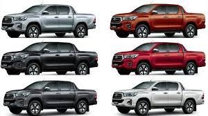 các dòng xe bán tải của toyota..
