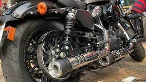 tiếng pô xe harley davidson