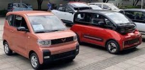 xe ô tô điện hồng quảng..