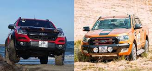 xe bán tải ăn xăng