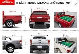 xe bán tải kích thước..